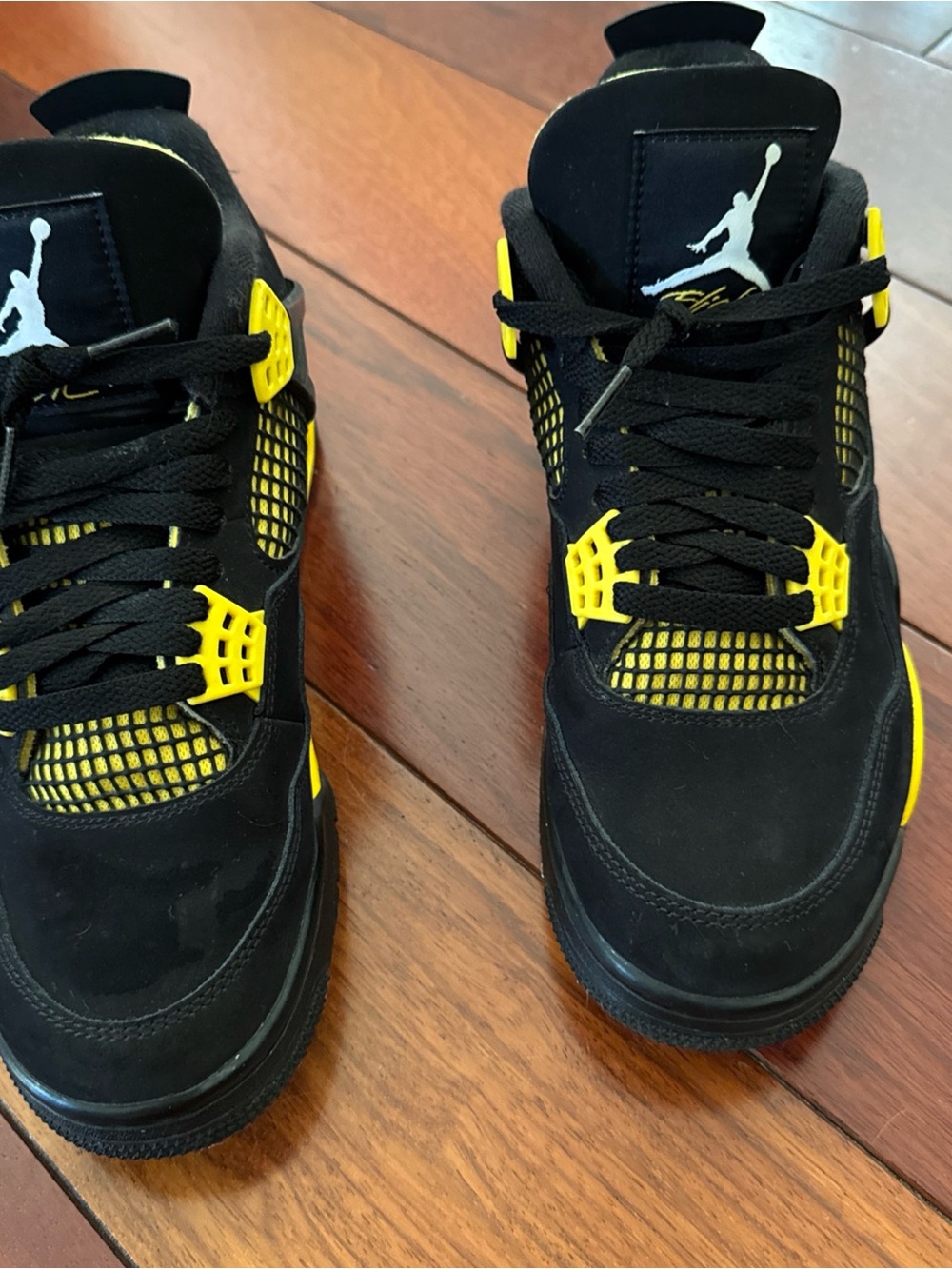 Nike Air Jordan 4 Men’s Sneakers Black/Yellow